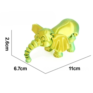 Ornements de bureau, modèle d'impression 3D, éléphant Dumbo mignon et mobile, modèle pour enfants, cadeau - Product Image 6