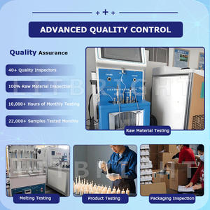 Lot de 50 bougies chauffe-plat en aluminium de 4 heures OEM Clean Burn Non toxique <span class=keywords><strong>avec</strong></span> parfum rempli de bleu marron vert blanc noir pour Diwali - Product Image 6