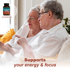 <span class=keywords><strong>Vitamin</strong></span> <span class=keywords><strong>B12</strong></span> 5000MCG Kapsul - Mendukung Metabolisme Energi & Kesehatan Otak Dewasa 60 Kapsul Pasokan Massal Dosis Harian 2 Kapsul - Product Image 6