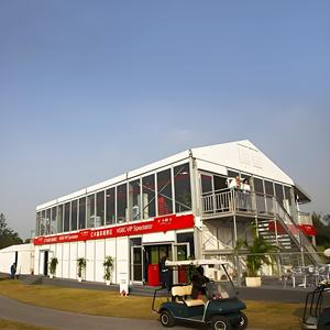 Tente double extérieure pour fête de mariage Grand chapiteau d'exposition en tissu PVC personnalisé pour <span class=keywords><strong>occasion</strong></span> en aluminium Tente de stockage en entrepôt pour événements - Product Image 6