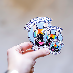 Tùy Chỉnh Sticker Vinyl Chết Cắt Dán In Ấn Dính Không Thấm Nước Công Ty Phim Hoạt Hình PVC Logo Dán - Product Image 5