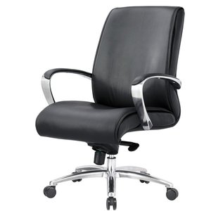 Silla de oficina moderna y cómoda de cuero 36019-1716C/B/A - Product Image 3