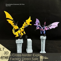 Bestseller - Modèle de dragon volant multi-articulé en plastique imprimé en 3D - Jouet éducatif - Assemblage créatif