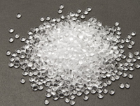Granulés de PVC rigide de qualité alimentaire conformes aux normes de l'FDA pour les plateaux de fruits frais, granulés de composé UPVC transparents comme du cristal