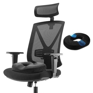 <span class=keywords><strong>Coussin</strong></span> <span class=keywords><strong>de</strong></span> siège ergonomique en mousse à mémoire <span class=keywords><strong>de</strong></span> forme pour hémorroïdes et coccyx, confort rebondissant, forme donut, pour chaise - Product Image 1