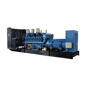 Heavy power loading 3 phase 50HZ/60HZ 3125KVA genset 2500KW diesel generator by MTU engine