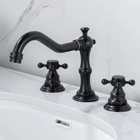 Robinet de lavabo mural en or brillant, mélangeur de salle de bain, eau chaude et froide, robinet en céramique
