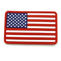 Patch personnalisé 3D en PVC souple, respectueux de l'environnement, découpé à la forme, adhésif, pour uniformes, vestes, sacs, design de collection, drapeau personnalisé