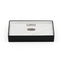 Boîte d'emballage personnalisée pour nœuds papillon, boîte d'emballage pour nœuds papillon avec couvercle transparent en PVC, boîte transparente pour accessoires de cheveux