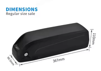 Batterie de vélo électrique 48V 24Ah, batterie de vélo électrique 48 volts au lithium, batteries de vélo électrique pour tube diagonal