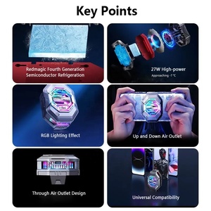 Redmagic Cooler 4 Pro ICE Cooler ออกแบบพิเศษระบายความร้อนได้อย่างรวดเร็วสำหรับ <span class=keywords><strong>iPhone</strong></span> 14 redmagic 8 pro/ 8S Pro ROG <span class=keywords><strong>7</strong></span> X6 - Product Image 3