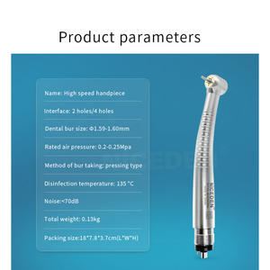 Niceden Allround Verlichting Tandheelkundige Hoge Snelheid Handstuk Met Licht - Product Image 6