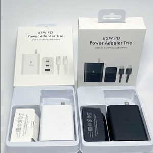 65W 3 Port USB <b>C</b> PD Charging <b>Adapter</b> UK US EU <b>Plug</b> High Speed Fast Charging for Phone Tablet Laptop for Samsung Galaxy S22-S26 - Product Image 2