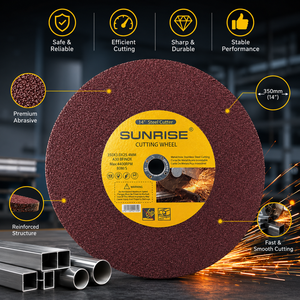 Disco de Corte Abrasivo de Óxido de Aluminio de Alta Eficiencia OEM Profesional <span class=keywords><strong>para</strong></span> Sierra de Corte Industrial de 355 mm, Acero Inoxidable - Product Image 6