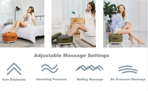 Masajeador de pies de compresión de aire electrónico al por mayor de la mejor Fabricación, nuevos productos populares con función de amasado profundo - Product Image 3