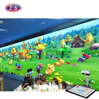 Aquarium interactif avec 10 jeux, système de projection laser pour les musées, les centres scientifiques et les expositions pour enfants