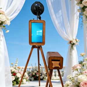 Cabina de Fotos de Madera Estilo Rústico Vintage, Compre una Cabina de Fotos con Impresora y Cámara - Product Image 3