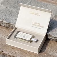 Boîte cadeau de parfum blanche de qualité supérieure personnalisée et collection de parfums, boîte magnétique avec boîte en papier pour parfum et emballage de parfum
