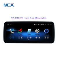 Système multimédia pour Benz, 10.0 pouces, MCX Qual, comm, Android 10.25, 8 cœurs, 4 go + 64 go, écran, pour mercedes W211, W221, W220