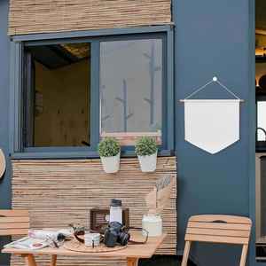 Bannière publicitaire murale en toile à impression personnalisée, faible MOQ, pour décoration intérieure, bannière suspendue, fanion, drapeau – Meilleures ventes - Product Image 3