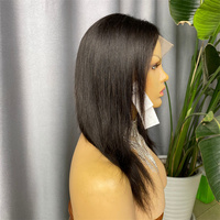 Pelucas de cabello humano brasileño 360, pelo Frontal de encaje prearrancado, liso, ondulado, rizado, KS, Yaki,Natural y de Color, 360
