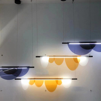 Fabricants personnalisés, lustres LED suspendus de haute qualité, sur mesure, pour hôtels, salons, style moderne et luxueux, usage commercial