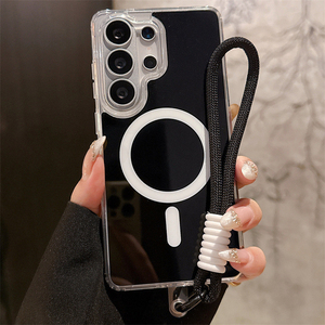 เคสโทรศัพท์มือถือแม่เหล็กสุดหรูสำหรับ Samsung S26 S25 S24 S23 S22 Ultra A17 A16 A55 A56 A07 A06 A37 A57 พร้อมสายคล้อง - Product Image 6