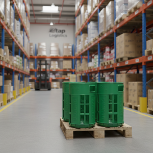 15-Liter Single Bottle Transport <b>Crate</b> Cage Style Virgin Material Plastic <b>Box</b> Stackable Feature Etap Brand - Product Image 3