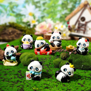 Figuras de Resina de Panda Obsesionado con los Snacks, Caja Sorpresa, Viven la Mejor Vida Gastronómica, Hecho en China, Unisex - Product Image 3