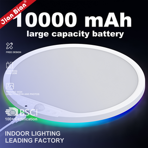<span class=keywords><strong>Plafonnier</strong></span> <span class=keywords><strong>LED</strong></span> sans fil rechargeable 10000 mAh moderne pour placard, couloir, chambre avec détecteur de mouvement sans fil intégré - Product Image 1