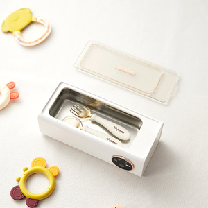 Nettoyeur personnel <span class=keywords><strong>à</strong></span> ultrasons multifonction 45 kHz pour prothèses dentaires, bijoux, montres, lunettes et appareils buccaux. - Product Image 2