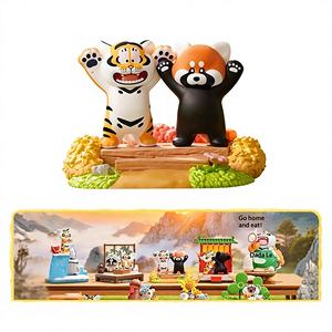 เพลย์อิสม ฉันไม่ใช่เสืออ้วนและเพื่อนคู่ของเขา กล่องสุ่มของเล่นโมเดลพลาสติกทำมือ ของขวัญ ของเล่นธีมสัตว์ กล่องสุ่ม - Product Image 1