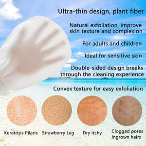 Gommage corporel en viscose du Maroc paquet personnalisé gant Kessa gant exfoliant pour le bain gants exfoliants - Product Image 3