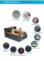 LY 948V.3 TBK 958 automatique construit-dans la pompe à air grande puissance LCD machine de séparation de l'écran pour mobile écrans rénover 220V 110V