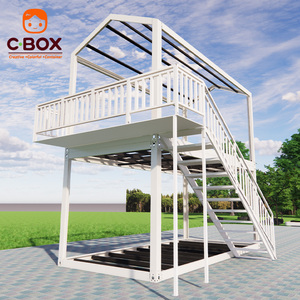Cbox Upgrade, Edificios Prefabricados Modulares de Lujo para Oficinas, Villas, Bares, Hoteles Cápsula con Garaje, Techo a Dos Aguas, Casa Contenedor Desmontable - Product Image 5