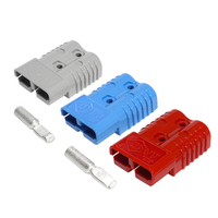 Conector de Batería para Plataforma Elevadora de Tijera 175A, Enchufe de Alimentación de 2 Polos UL94V0 con Carcasa de PC para Mantenimiento de Cables de Carga de Plataformas Elevadoras
