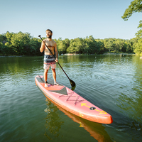 GUETIO 12'6 "Racing Stand up Paddle Board Double Couche Vente en gros Sup Boards Meilleur prix Surf Paddle Board