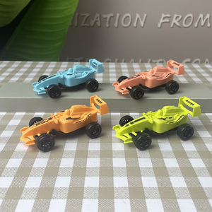 Cadeaux promotionnels, petites voitures en plastique pour enfants, formule drift, <span class=keywords><strong>dessin</strong></span> <span class=keywords><strong>animé</strong></span>, 4 couleurs, mini voiture de course à tirer en arrière - Product Image 3