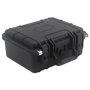 내구성 ABS / PP 소재 장비 휴대 및 보호 케이스 IP67 블랙 방수 하드 플라스틱 케이스 폼