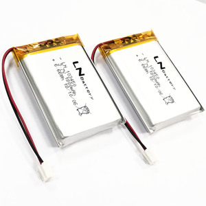 맞춤형 2000Mah 1800Mah <span class=keywords><strong>3.7V</strong></span> 충전식 리튬 폴리머 배터리 (Pcb 및 Jst 커넥터 103450 리튬 이온 배터리) - Product Image 5