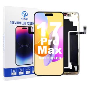 Nuovo Arrivo Schermo OLED Faruix 1:1 per 17 Pro <span class=keywords><strong>Max</strong></span>, Display OLED Morbido 120HZ, Sostituzione Schermo per <span class=keywords><strong>iPhone</strong></span> 17 Pro <span class=keywords><strong>Max</strong></span> - Product Image 1