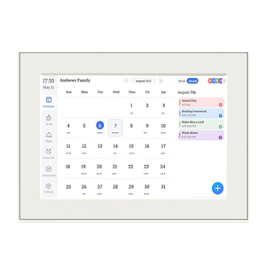 Calendario <span class=keywords><strong>Digital</strong></span> Semanal Electrónico Inteligente Android Blanco de 10.<span class=keywords><strong>1</strong></span>'' para Niños, Pantalla Táctil de Pared, Reproductor de MP3, Audio, Video MP4 - Product Image 3