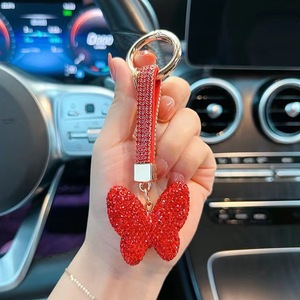 Porte-clés en forme de <span class=keywords><strong>papillon</strong></span> coloré personnalisé à suspendre, porte-clés de <span class=keywords><strong>voiture</strong></span> en strass 3D, porte-clés en diamant complet, porte-clés en forme de <span class=keywords><strong>papillon</strong></span> - Product Image 3