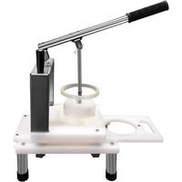 Machine à former des galettes de hamburger arrondies manuelle DAWNTECH, nouvelle, 220V, acier inoxydable 304, faible consommation d'énergie, haute vitesse, garantie de 3 ans