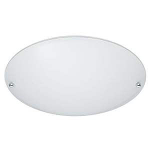 Plafonnier rond en cristal opale blanc E27, idéal pour une éclairage doux dans les foyers et les espaces commerciaux. - Product Image 1