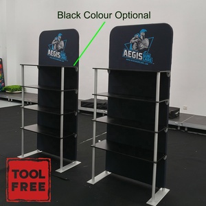 Nhôm Ống thương mại hiển thị quảng cáo tổ chức sự kiện di động triển lãm Kệ hiển thị đứng - Product Image 4