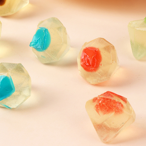 ผู้ผลิตลูกอมกัมมี่จีน ขายส่งขนมหวานรสผลไม้รวมแบบฮาลาล ลูกอมกัมมี่รูปทรงเพชร - Product Image 4