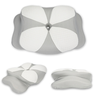 Oreiller ergonomique à contour rapide, design en mousse à mémoire de forme profilée pour l'alignement de la colonne cervicale, soutien pour les dormeurs latéraux
