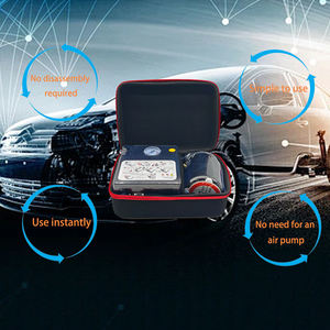 Kit de réparation de pneu à plat avec compresseur d'air pour voiture, moto, VTT, Jeep, camion, réparation de pneu à plat de tracteur 10 min Fix - Product Image 1