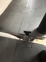 Étagère de rangement en plastique à 4 niveaux 80x40cm avec connecteurs pour supermarché, garage, entrepôt, outils et maison